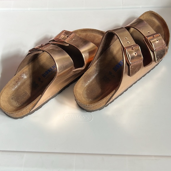 Birkenstock Rose Gold Arizona Sandal - size 39 - Picture 4 of 5